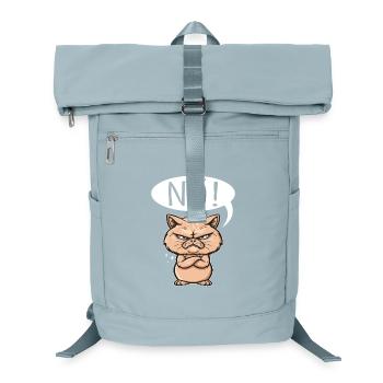 sowas von nö - katze sagt nein - Laptop-Rucksack  - Eisblau - Vorne