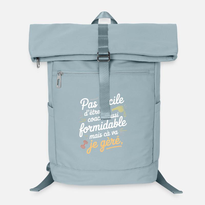 Coach formidable – Citation douce & humour Sac à dos ordinateur