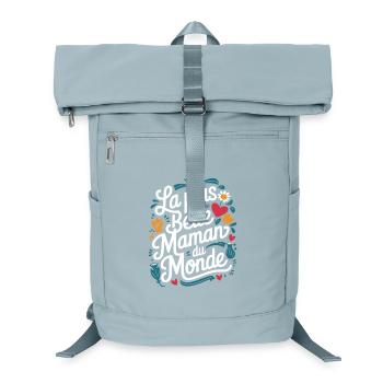 La plus belle Maman du Monde - Sac à dos ordinateur - bleu glacier - Devant