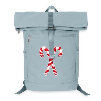 Gekreuztes Zuckerstangen-Duo - Laptop-Rucksack  - Eisblau - Vorne