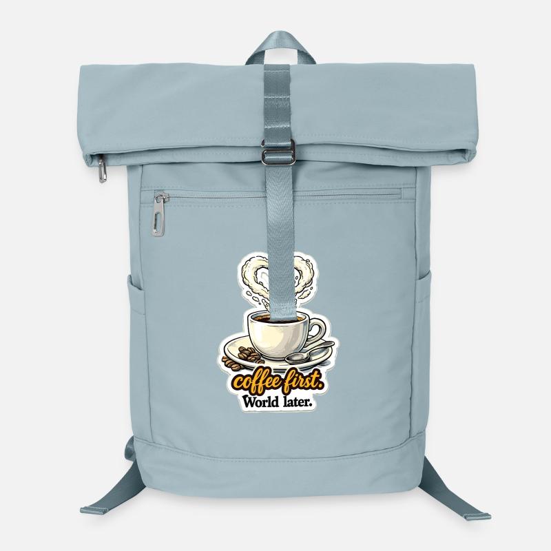 Coffee First Heart Design Sac à dos ordinateur