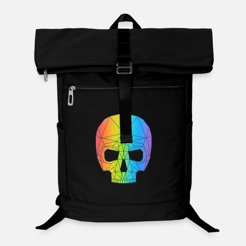 Skull in color Laptop Backpack