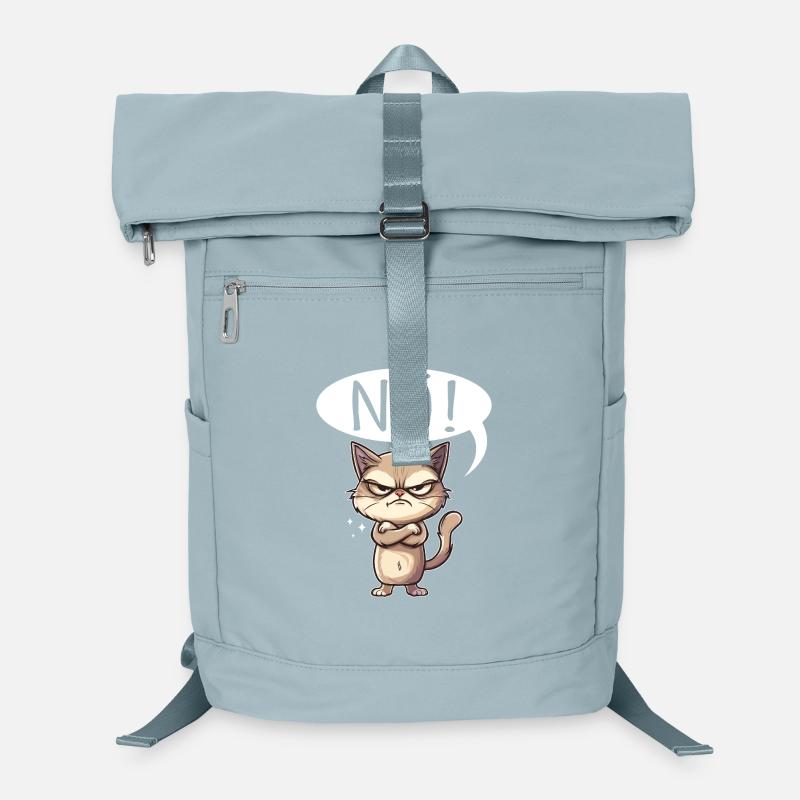 Coole Katze NÖ lustiger Spruch grummelig Sac à dos ordinateur