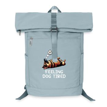 Feeling Dog Tired German Shepherd - Laptop Backpack - ice blue - Front