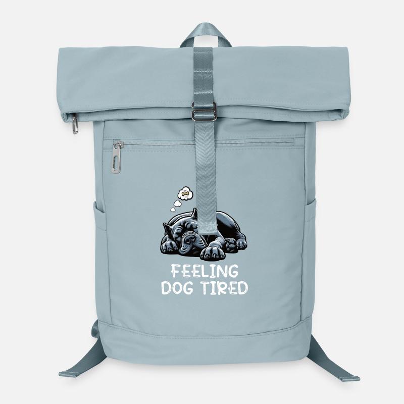 Feeling Dog Tired Cane Corso italienischer mastiff Laptop-Rucksack 