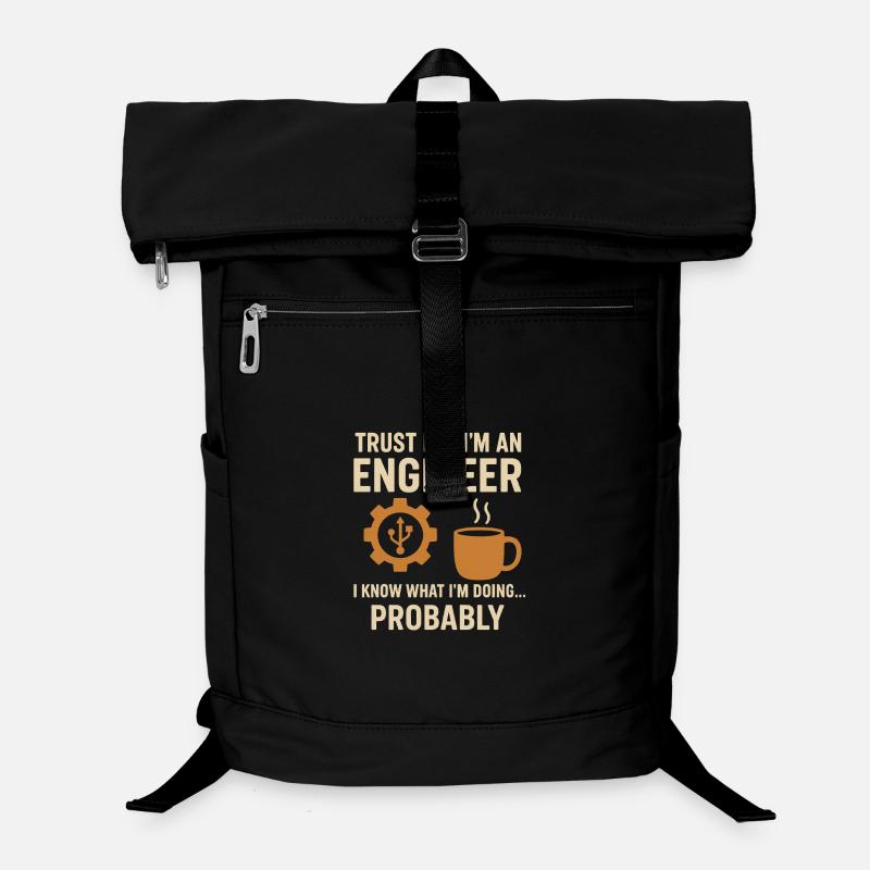 Trust me, I'm an engineer - Laptop Backpack - black