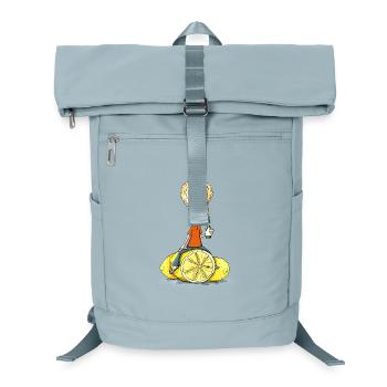 Gibt Dir das Leben Zitronen... - Laptop-Rucksack  - Eisblau - Vorne