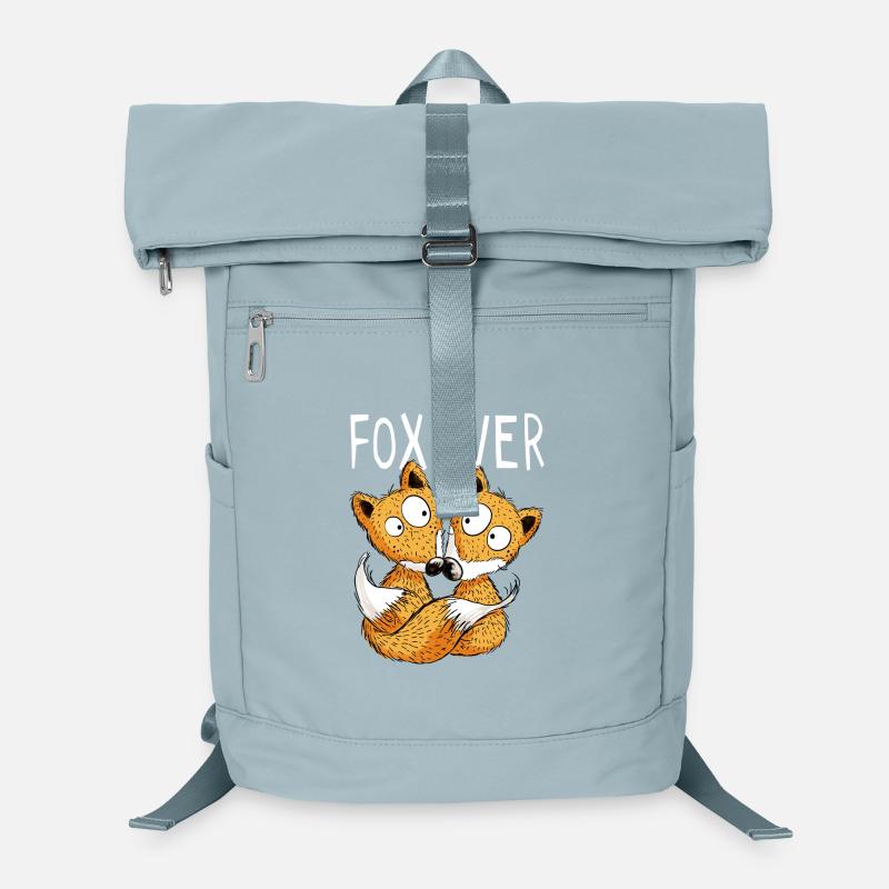 Foxever - Forever - Fox - Love - Couple - Gift Laptop Backpack
