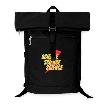 Neon Science Bolt Design - Laptop Backpack - black - Front