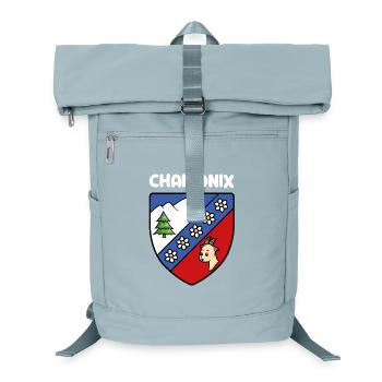 Hinweis Mignon Chamonix Mont Blanc Haute Savoie - Laptop-Rucksack  - Eisblau - Vorne