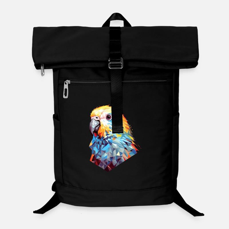 Wellensittich Polygon Vogel Wellensittiche Laptop-Rucksack 