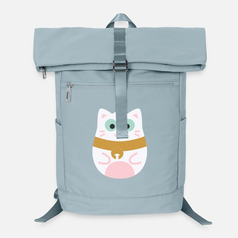 Maneki Neko L Chat porte-bonheur japonais Sac à dos ordinateur