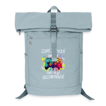 Farbenfroher Controller Gaming Print Pro Gamer - Laptop-Rucksack  - Eisblau - Vorne