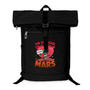 Martian Love Alien Cartoon Design - Sac à dos ordinateur - noir - Devant