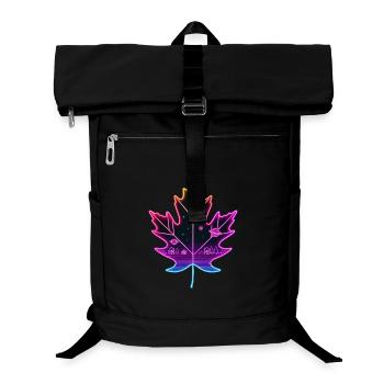 Feuille d’érable - Sac à dos ordinateur - noir - Devant