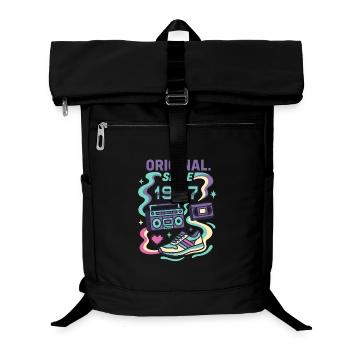 Original since 1987 - Geburtsjahr 1987 - Laptop-Rucksack  - Schwarz - Vorne