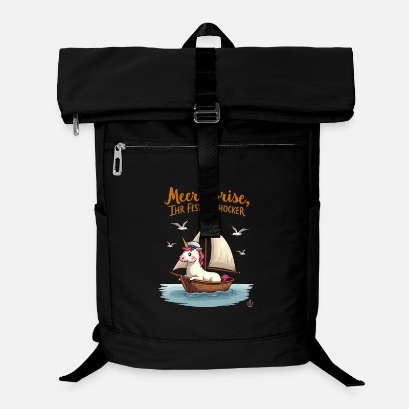 Segel Einhorn Ahoi ! Laptop-Rucksack 