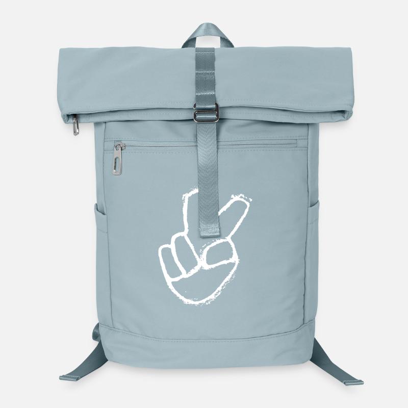 Victory-Zeichen - Peace und Frieden Laptop-Rucksack 