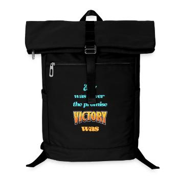 Inspiring motivational pressure - Laptop Backpack - black - Front