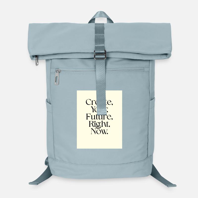 Schaffe Deine Zukunft Jetzt Typografie Laptop-Rucksack 