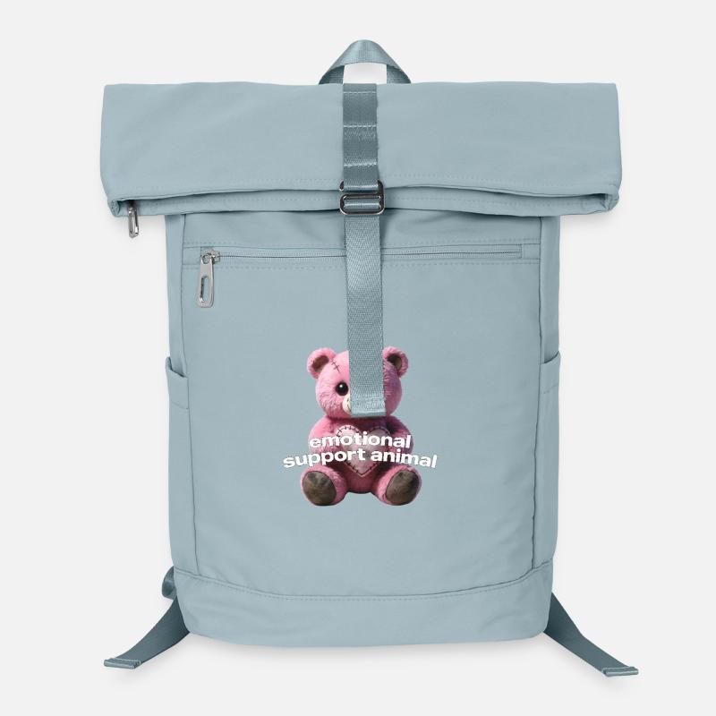Zärtlicher rosa Bär mit Herz Laptop-Rucksack 