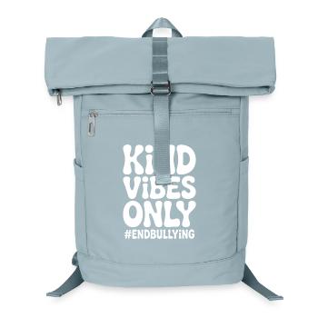 Nur freundliche Vibes – Mobbing beenden - Laptop-Rucksack  - Eisblau - Vorne