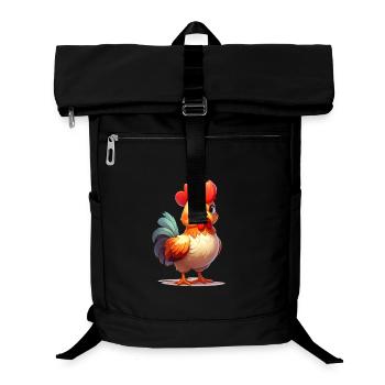 Coq mignon - Sac à dos ordinateur - noir - Devant