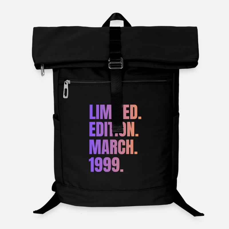 Vintage Birthday March 1999 Laptop Backpack
