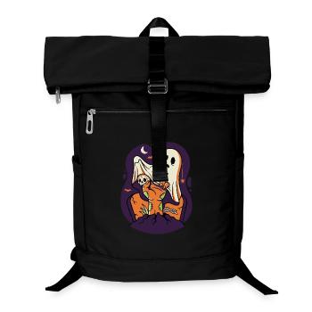 Soirée Films d’Horreur Popcorn Monstre - Sac à dos ordinateur - noir - Devant