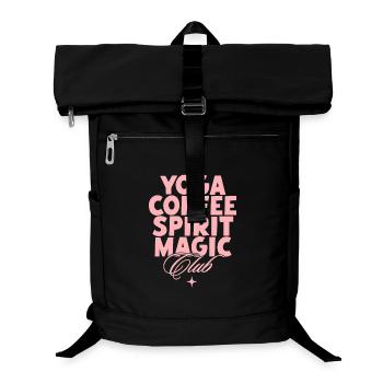 Yoga Coffee Spirit Club - Laptop-Rucksack  - Schwarz - Vorne