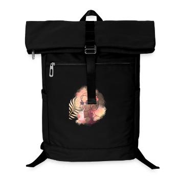 Tropic Mood Summer Design - Laptop-Rucksack  - Schwarz - Vorne