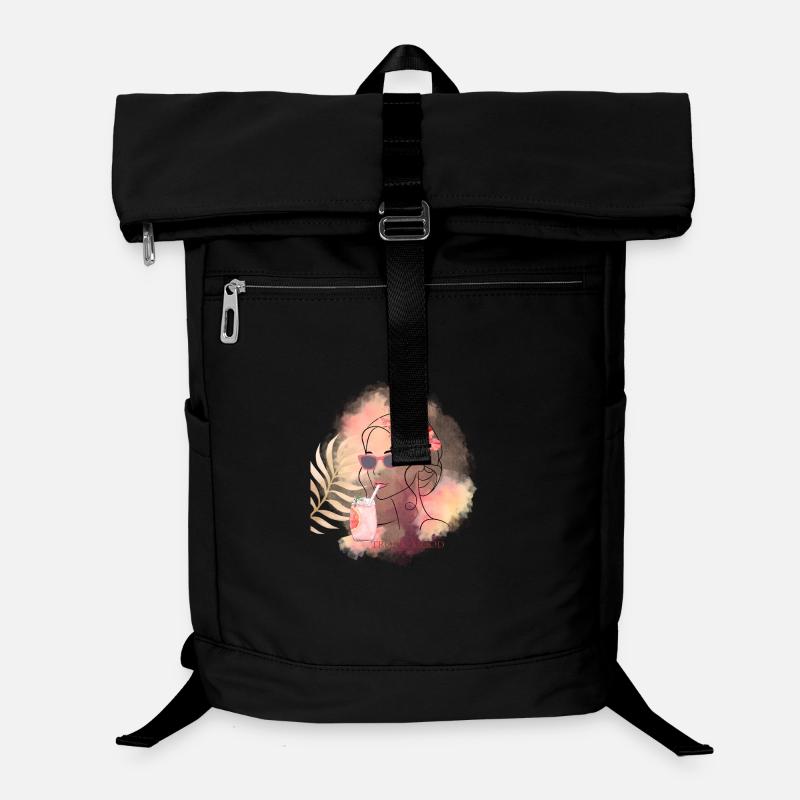 Tropic Mood Summer Design - Sac à dos ordinateur - noir