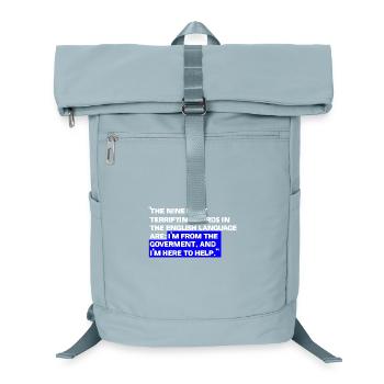 Paradoxical State Aid Quotes - Laptop Backpack - ice blue - Front