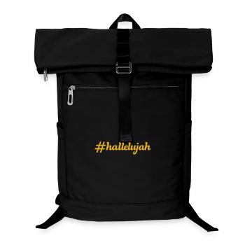 NEU – Halleluja ist das höchste Lob! - Laptop-Rucksack  - Schwarz - Vorne