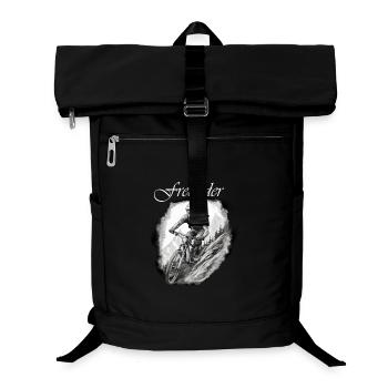 Freerider weiß - Laptop-Rucksack  - Schwarz - Vorne