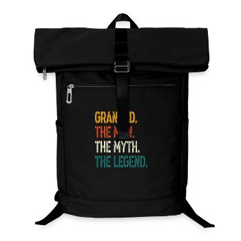 Grandad The Man The Myth The Legend T Shirt - Laptop Backpack - black - Front