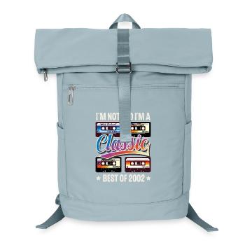 2002 Year of birth Birthday Cassette Vintage - Laptop Backpack - ice blue - Front