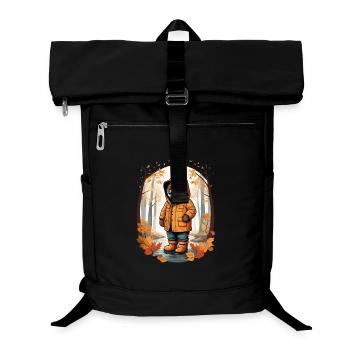 Cute Bear - Laptop Backpack - black - Front