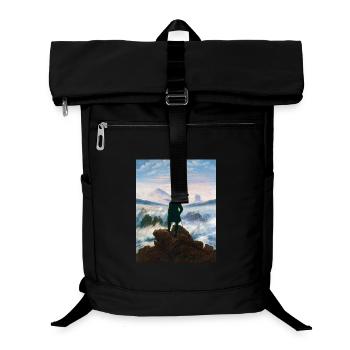 Wanderer above the Sea of Fog Caspar David Friedrich - Laptop Backpack - black - Front