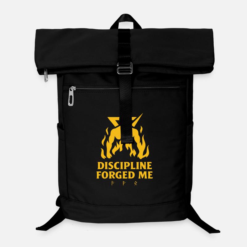 Discipline Forged Me – Strength & Motivation Tee Laptop Backpack