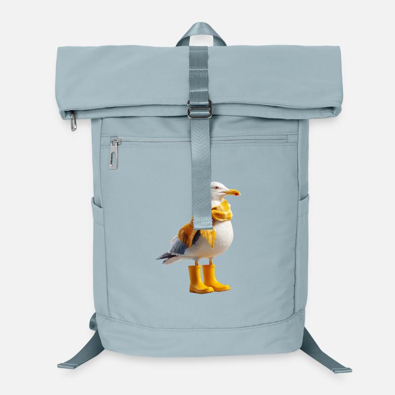 Mouette avec accessoires de pluie Sac à dos ordinateur