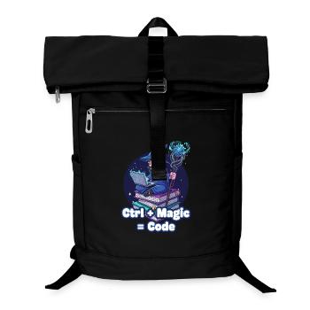 Ctrl Magic Code Wizard - Laptop Backpack - black - Front