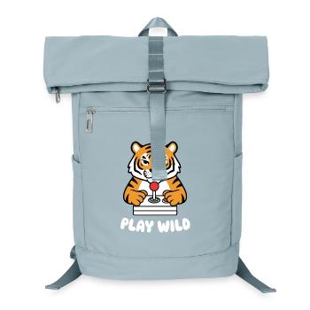 Tiger Arcade Play Wild - Laptop-Rucksack  - Eisblau - Vorne