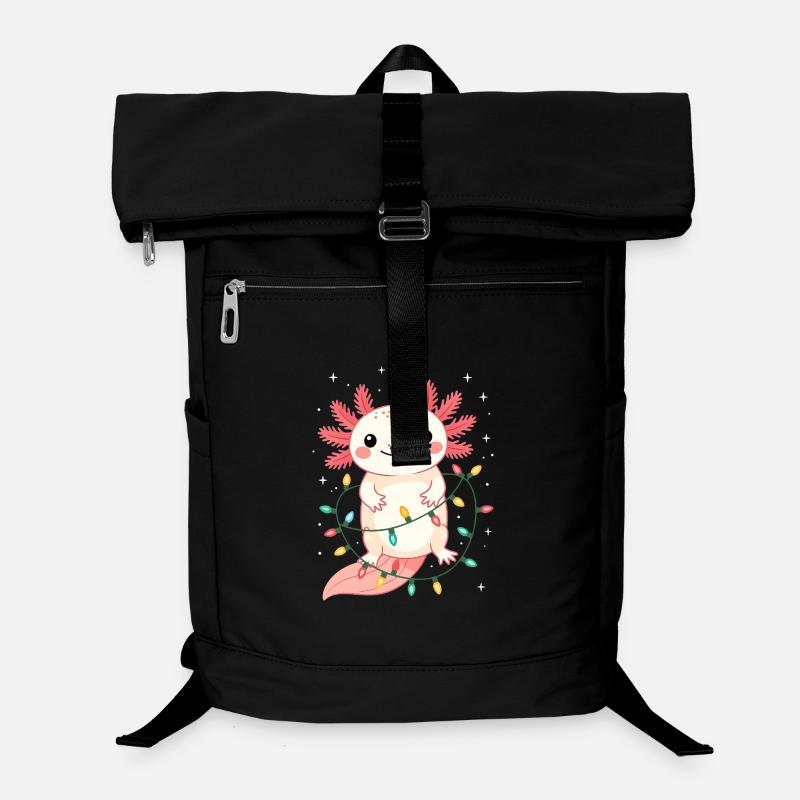 Axolotl Weihnachten Weihnachtspullover lustig süß Laptop-Rucksack 