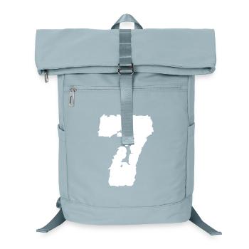 7 Nummer sieben - Laptop-Rucksack  - Eisblau - Vorne