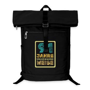 91 - Laptop-Rucksack  - Schwarz - Vorne