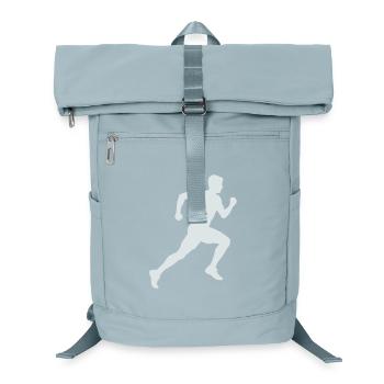 Sprint de silhouette en course - Sac à dos ordinateur - bleu glacier - Devant