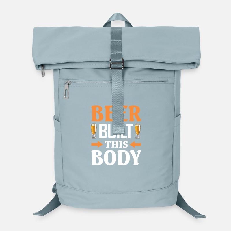 La bière construit ce corps Humour Design Sac à dos ordinateur