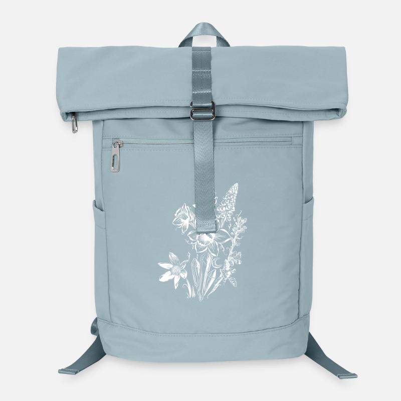 Daffodils Flowers Spring Rock Crystal Laptop Backpack