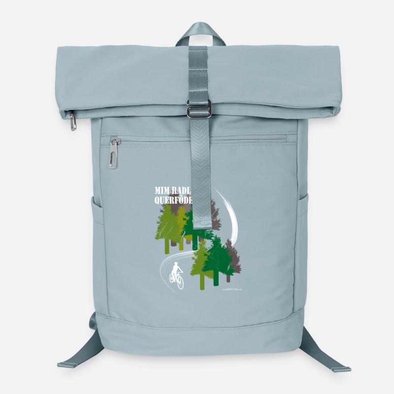 mim Radl querfödei - mit dem Rad quer Feld ein Laptop Backpack